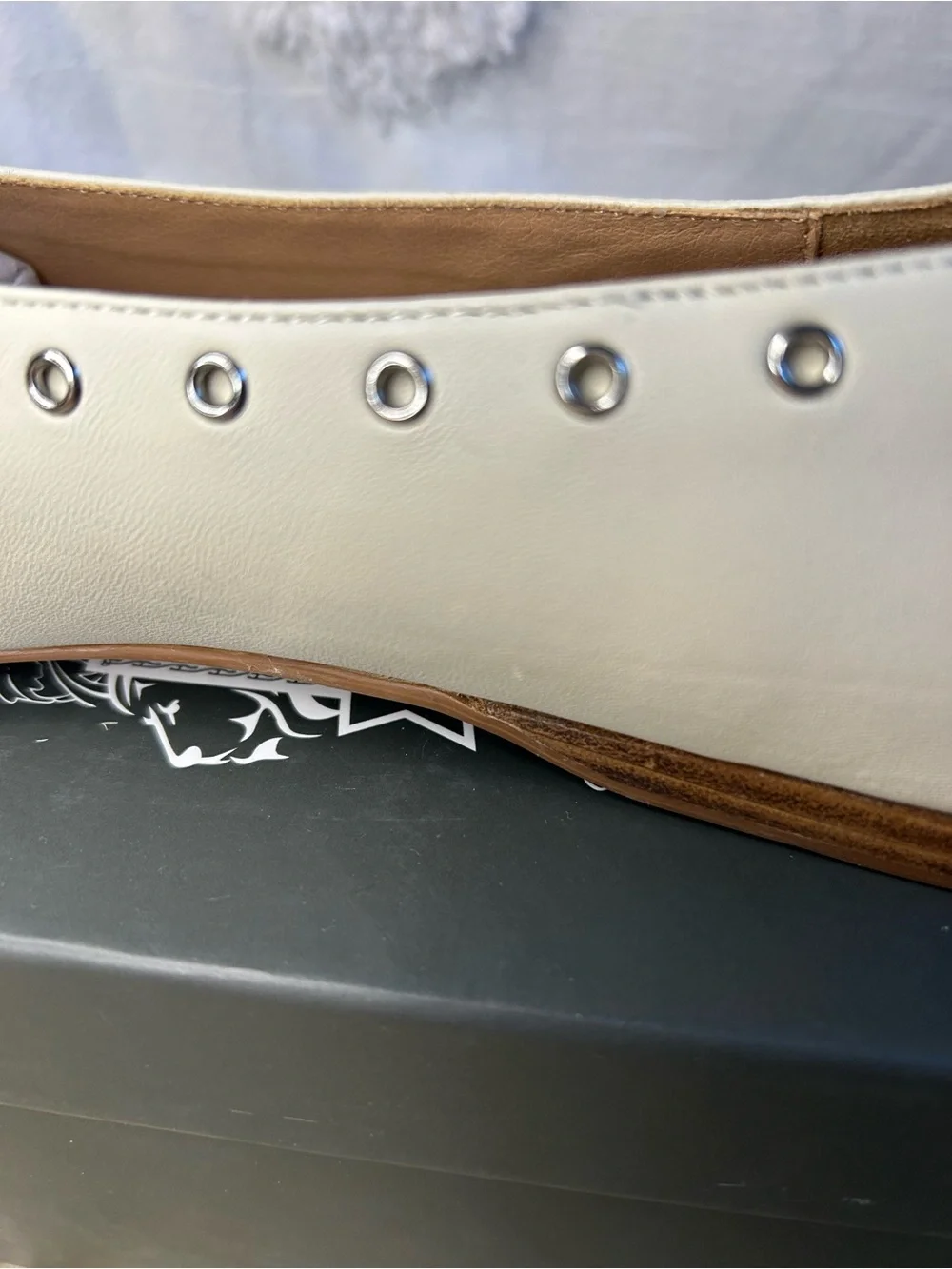 Anthropologie Silent D Lonny Grommet Lace-Up Flats